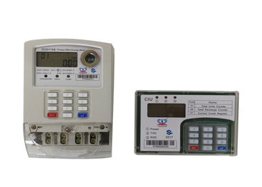 Smart STS Prepaid Meters BS Mounting Keypad Prepayment With Customer Interface