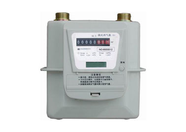Diagram Domestic Gas Meter , IC Card Prepaid Digital Gas Meter With Check Button