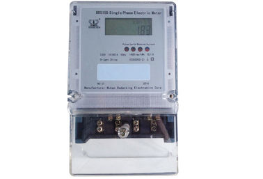Double Circuit Single Phase Residential Smart Meter Anti Tamper With CT / PT