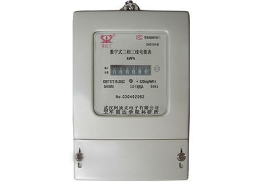 3 * 100V  Voltage Three Phase Electric Meter Digital KWH Meter 3 Phase With Register
