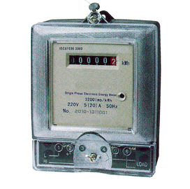 Convenient Installation 1P Static Electric Meter , DDS155 Single Phase Digital Meter