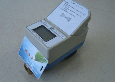 DN20 RF Card Prepayment Residential Water Meter Waterproof For Household