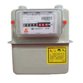 Intelligent Diagram Commercial Gas Meter , G4 Steel Case Home Gas Meter With IC Card