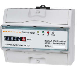 Three Phase Power Quality Monitoring Equipment KWH Meter With LCD Display