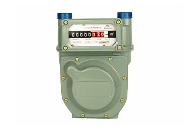 G1.6 Steel Case Prepaid Gas Meter , Electronic Gas Meter IC Card
