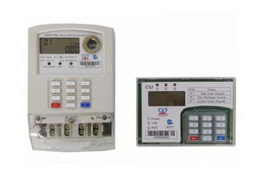 STS Prepaid Meters Keypad Prepayment Smart Electric Meter With Wireless CIU