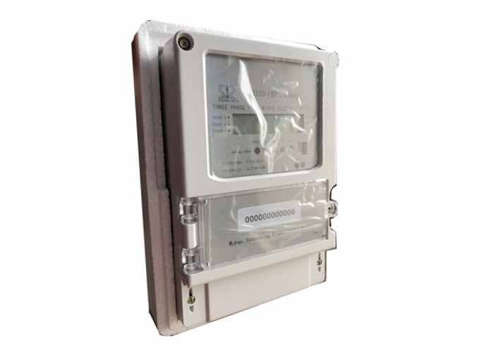 LCD Display Digital Lorawan Energy Meter Three Phase 3P3W / 3P4W For ...